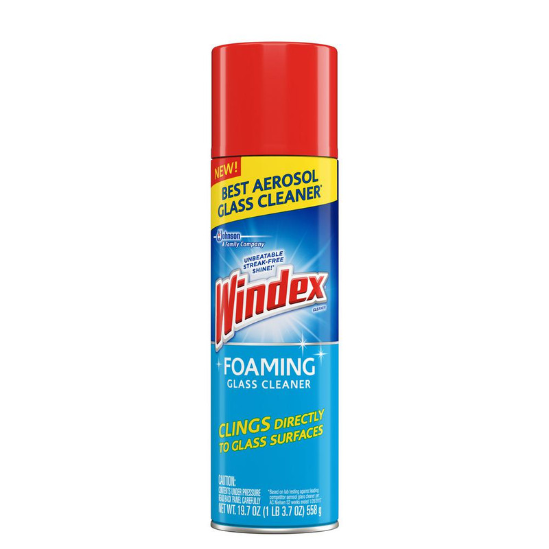 Windex Aerosol Foaming Glass Cleaner 6/19.7oz