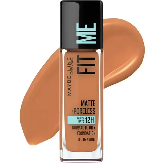 Fitme Matte+Poreless Foundation - Spicy Brown #338