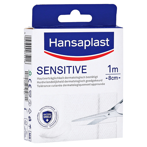 Hansaplast Pleisters Sensitive 1m x 8cm