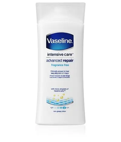 Vaseline Bodylotion Advanced Repair Fragrance Free 200Ml
