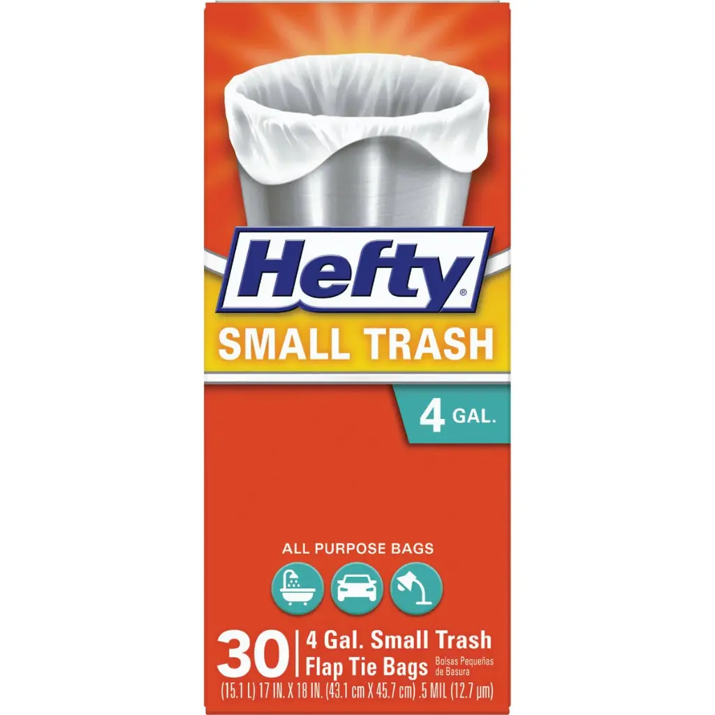 Hefty Twist Tie Small Garbage 12/30ct 4g