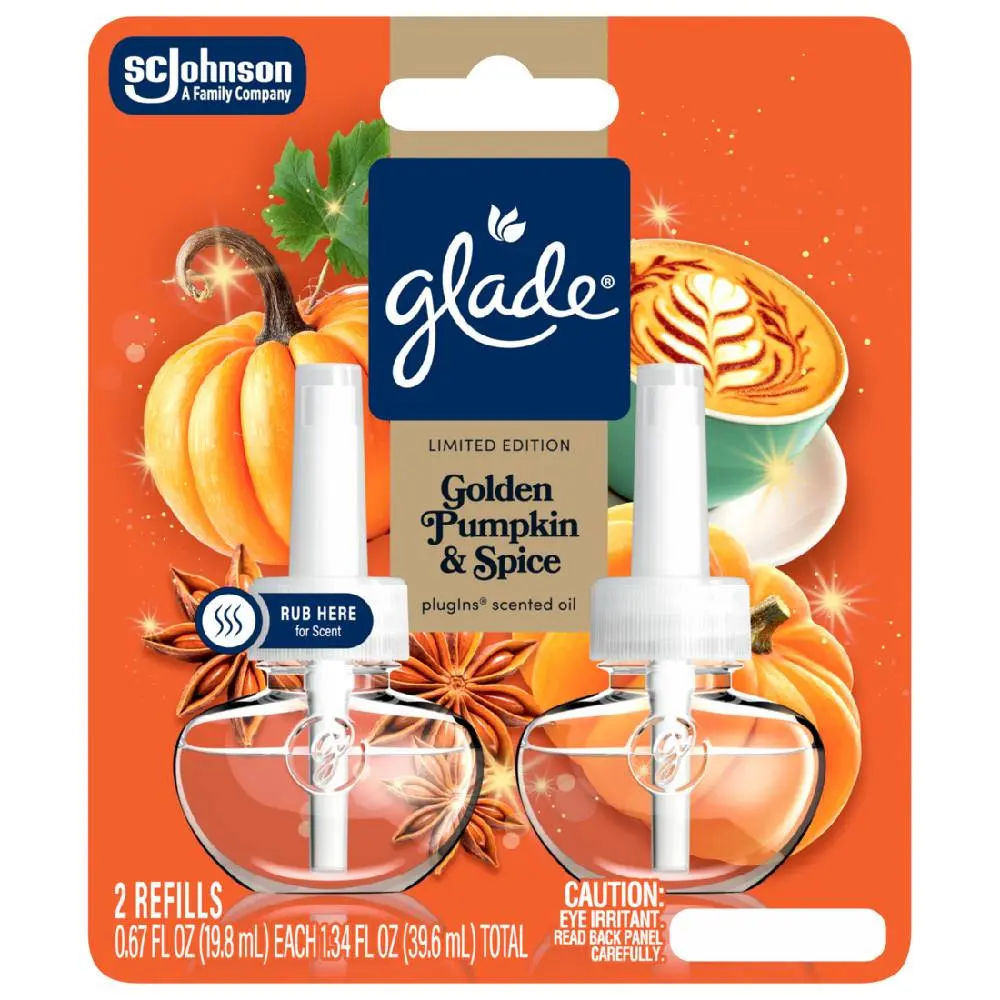 Glade PISO Golden Pumpkin & Spice 2 Refill 6/1.34oz