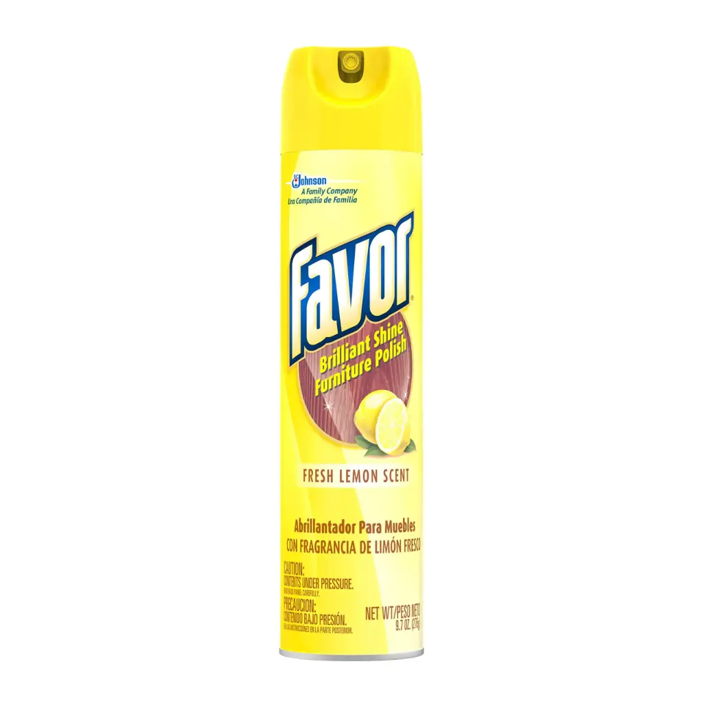 Favor Furniture Polish Aerosol Lemon 6/9.7oz