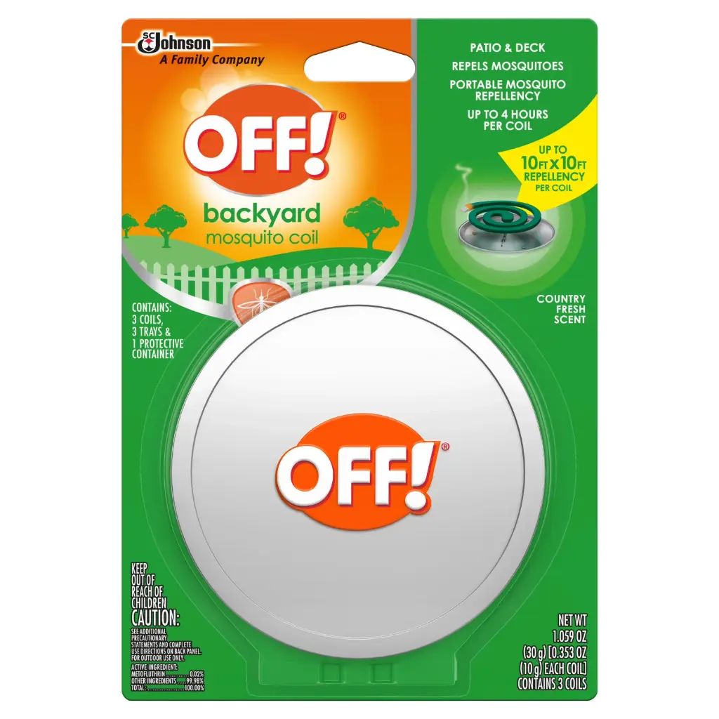 Off Mosquito Coil 1 Starter 3 Refills 6/1.059oz