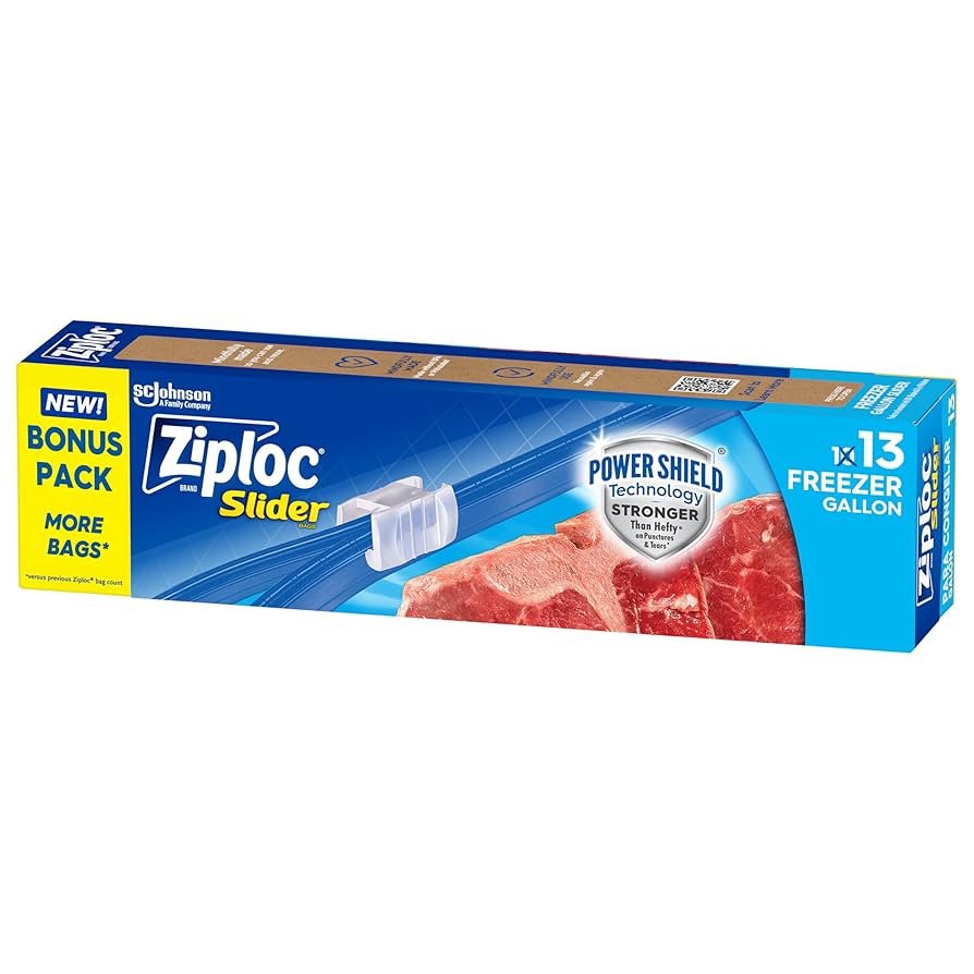 Ziploc Sldr Freezer Gallon Bag 12/13ct