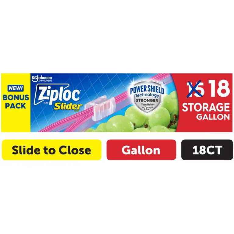 Ziploc Sldr Storage Gallon Bag 12/18ct