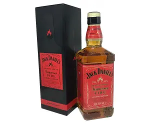 Jack Daniels Fire Tin Giftpack 6/70cl