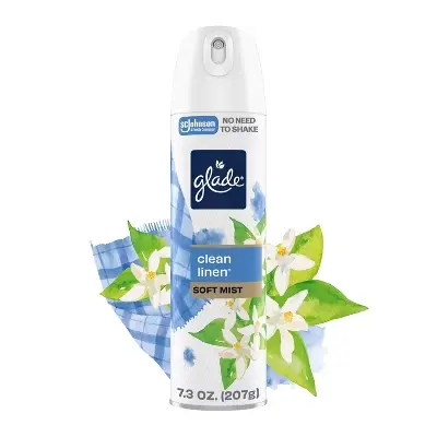 Glade Aerosol Clean Linen 6/7.3oz 