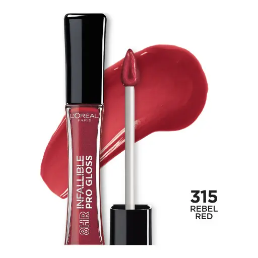 [2200-LO-13531] Infallible Lip Gloss Rebel Red #315
