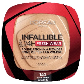 [2200-LO-62780] Infallible Fresh Wear Powder Golden Beige #140