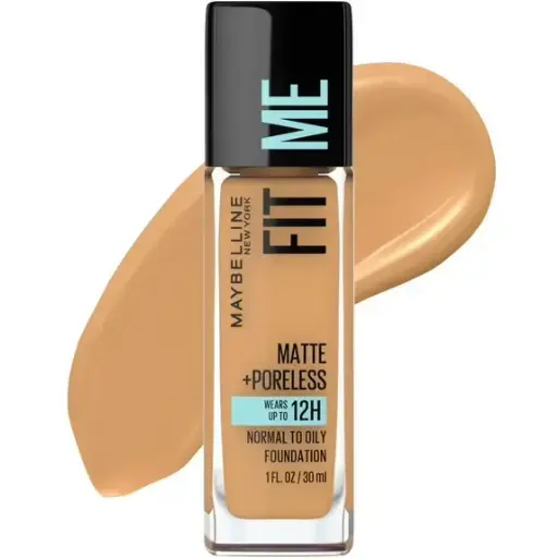 [2200-MY-46648] Fitme Matte+Poreless Foundation - Golden Caramel #332
