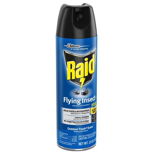 [1900-SJ-41708] Raid Flying Insect Killer Outdoor Fresh 12/11oz