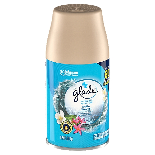 [1900-SJ-02951] Glade Auto Spray Aqua Waves 6/6.2oz