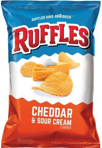 [1400-FL-01705] Frito Lay Ruffles Cheddar & Sour Cream 15/6.5 Oz