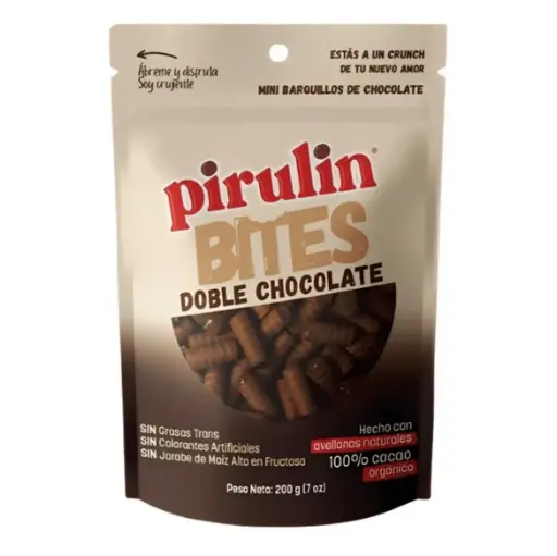 [1600-SG-10075] Pirulin Bites Doble Chocolate 12 Pk 200Gr