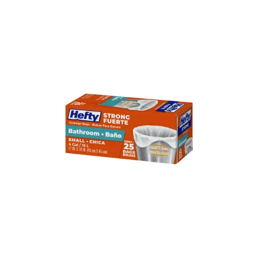 [1900-HF-77527] Hefty Garbage Bags Small 4g 18/25ct 