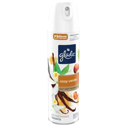 [1900-SJ-04688] Glade Aerosol Cozy Vanilla 6/7.3oz 