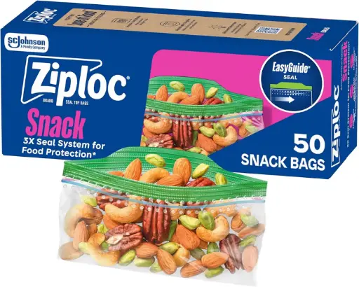 [1900-SJ-13584] Ziploc Snack Bags 12/50Ct 