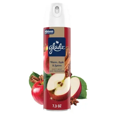 [1900-SJ-09058] Glade Aerosol Warm Apple & Spices 6/7.3oz 